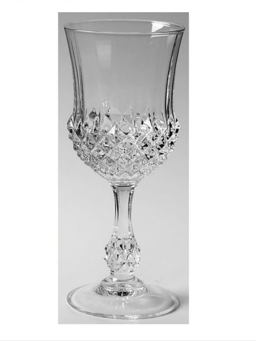 6 Cristal D'Arques Crystal Wine Glasses 18cl Size